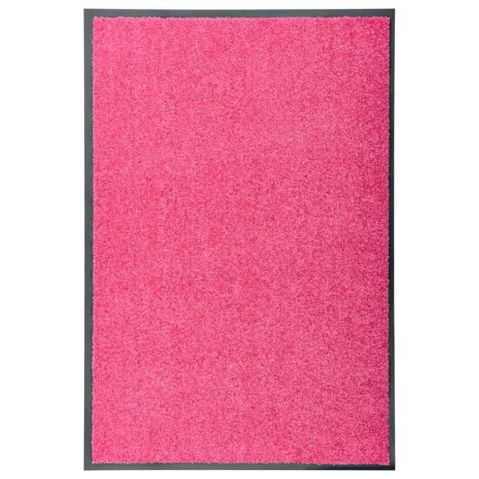 VidaXL Washable Doormat Pink 60x90 Cm