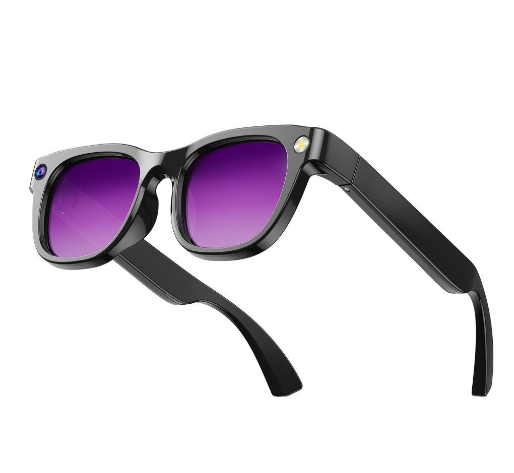 New E06 Smart Photo Glasses: AI Translation, 800W Pixel, Dual Mic Noise Reduction, Anti-Shake.