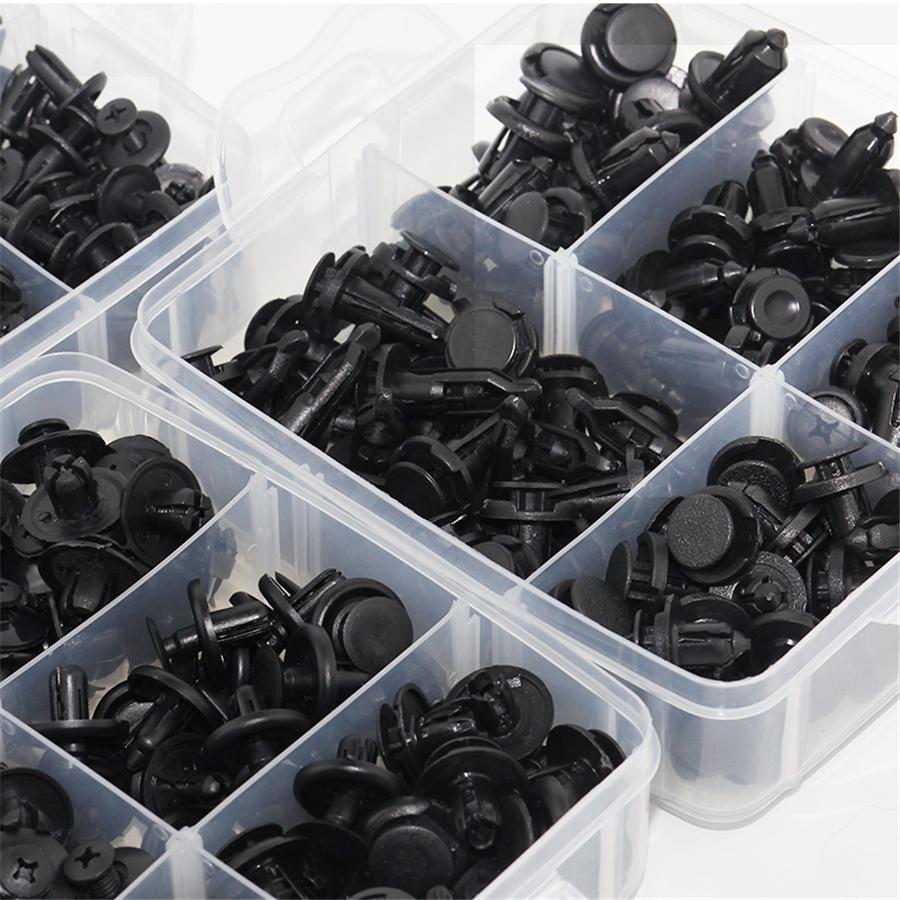 635pcs Boxed Fasteners Car Side Skirt Bumper Fender Door Trim Retainer Clips Set