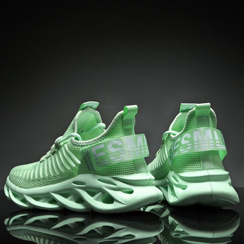 Klywoo Уличная хип-хоп Мужская повседневная обувь Спортивные легкие кроссовки Zapatillas — фото 4