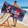 Dark Elegance: Gothic Beauty beach towel beach Beach towel for vacation photos swim seaside Absorbent bath towel Outdoor picnic beach mat printing