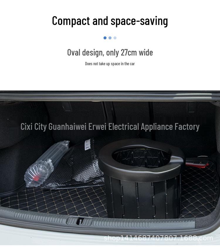 Portable Folding Camping Toilet with Children's Seat for Adults and Kids