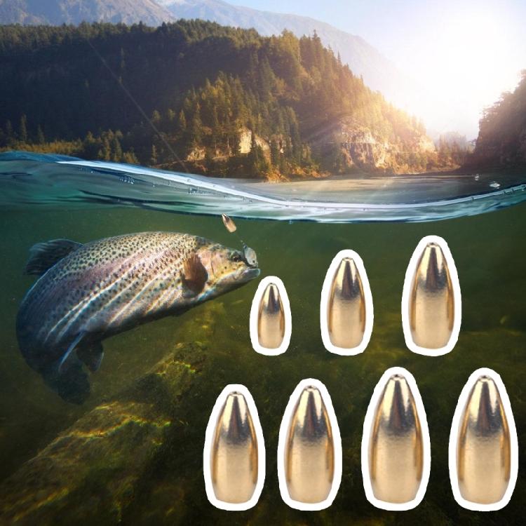 Versatiles Fishing Weight Space Bean Quick-Sinking Fishing Pendants Throw Poles Sinking Hollows Pendants