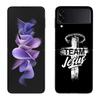God Jesus Pray Case for Samsung Galaxy Z Flip 6 Flip 5 4 3 5G Black Cell Phone Cover Samsung Z Flip 5 5G Luxury PC Shell Coqu