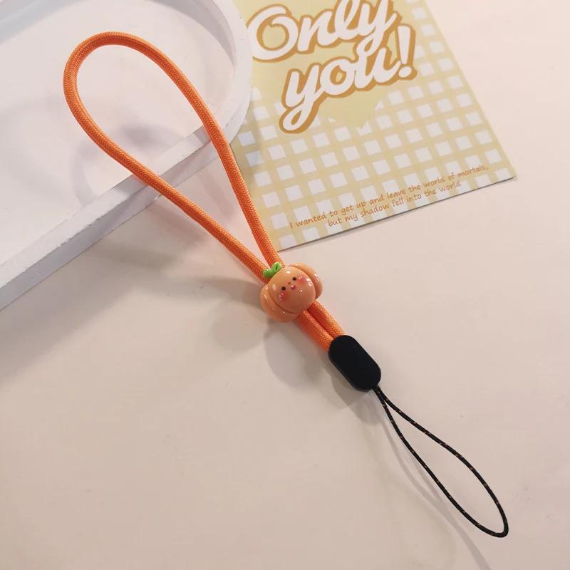 Phone Lanyard Cartoon Vegetable Adjustable Retractable Phone Chain Wrist Cute Wind Phone Case Lanyard Cellphone Lanyard