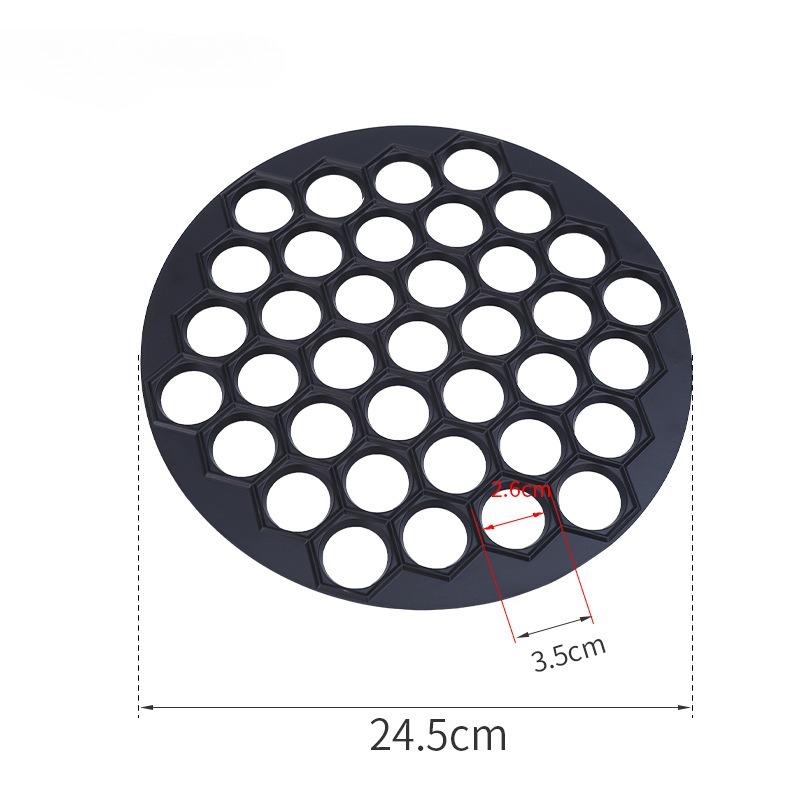 37 Hole Aluminum Dumpling Mold, Batch - Making Tool for Home Kitchen Handmade Dumpling Pastry Pressure Cutter Home Kitchen Tools