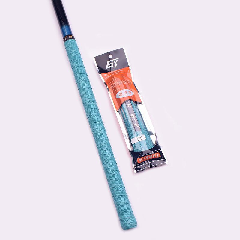 1 Stück 2M Anti-Rutsch Sportangelruten Übergriff Schweißband Griffband Tennis Übergriffe Band Badminton Schlägergriffe Schweißband