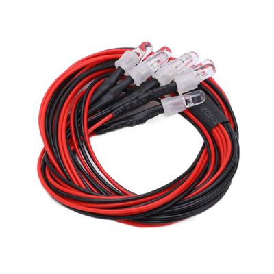 RC Car LED Light RC Headlight Kit with Third Channel Control Switch for Axial SCX10