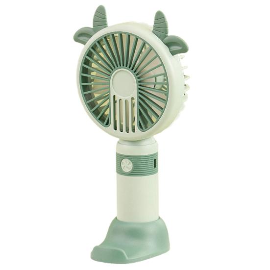 Convenient Desk Operated Long Fan 250mAh Battery Standby Time Keep Cool