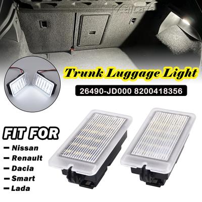 1 Par Para Renault Dacia Duster I II Sandero Logan Lodgy Smart C453 W453 Xray Para Nissan Luz LED de Maletero