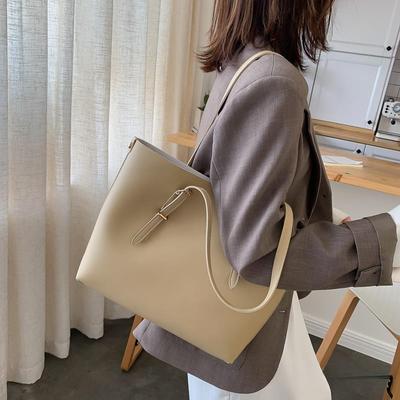Autumn and Winter Single Shoulder Bag Female Net Red Packet Female Large Capacity Simple Everything Fashion Shopping Tote Bag