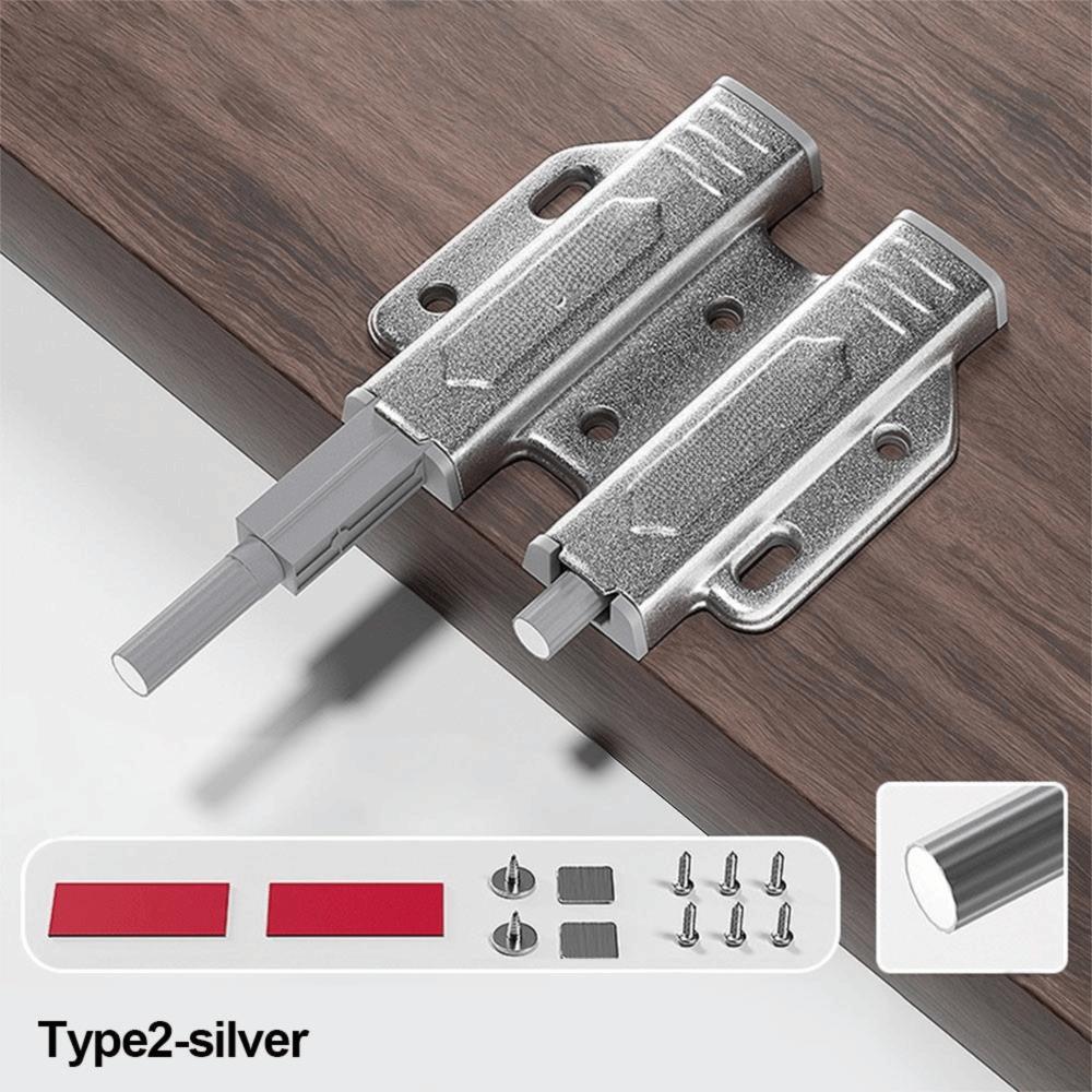 Quiet Close Hidden Cabinet Rebounding Device Plastic Drawer Soft Close Damper Closer Home Kitchen