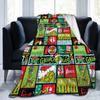 Christmas-S-Green-S-Grinch Blanket Coral Fleece Plush Spring Autumn  Portable Soft Throw Blanket for Bed Office Bedspread