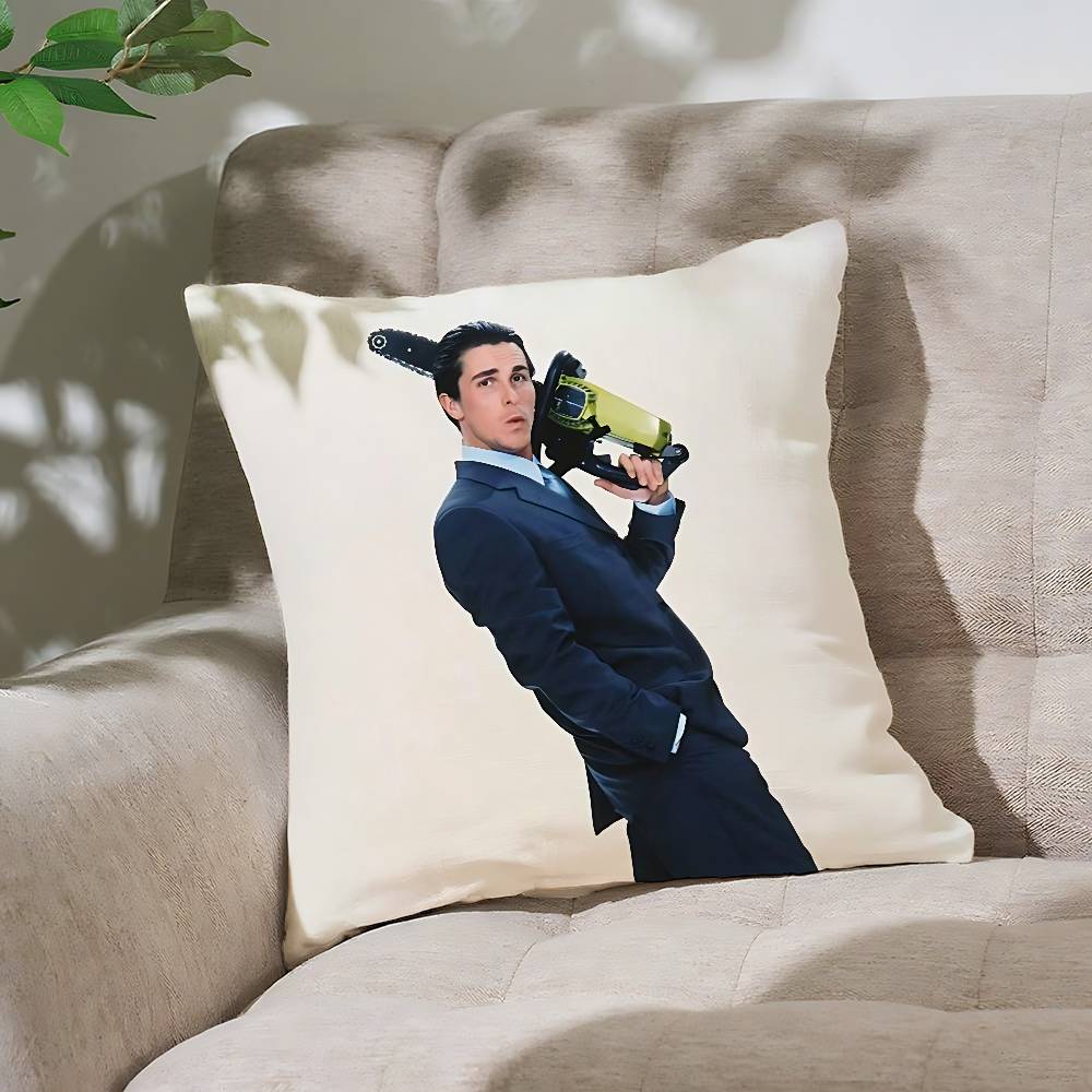 Klassisch Amerikanisch Psycho Kissenbezug Dekokissenbezug Nordischer Vintage-Stil Kissenbezüge Wohnen Zuhause Sofa Couch Sitz Dekor