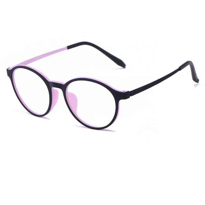 Ultralight Titanium Alloy TR90 Myopia Glasses Retro Round Optical Prescription Eyeglasses Frame Men and Women Oculos