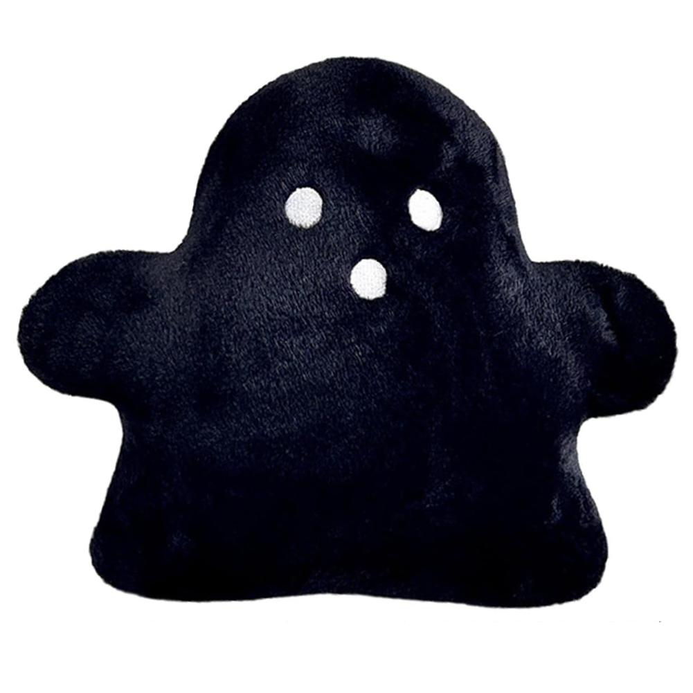 

Подушка-призрак на Хэллоуин, плюшевая игрушка, подушка-призрак, симпатичное украшение в форме привидения, домашний диван, декоративная жуткая подушка на Хэллоуин чёрный