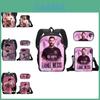Modern Miami Messi Backpack Set With Breathable Polyester And Lightweight Design For School Use