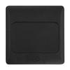 Black Pop-up Floor Socket with Universal Three-hole and USB Connectivity