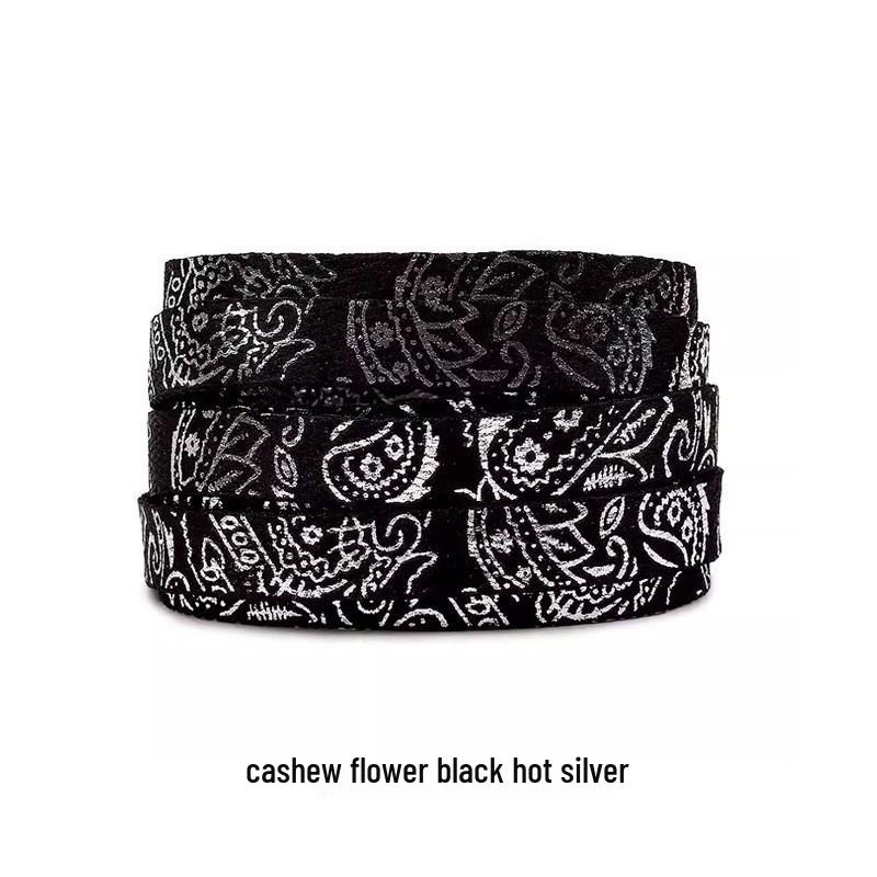 Cashew Flower Shoelaces for Air Force 1, Canvas Shoes, and Dunk Sneakers – Unisex