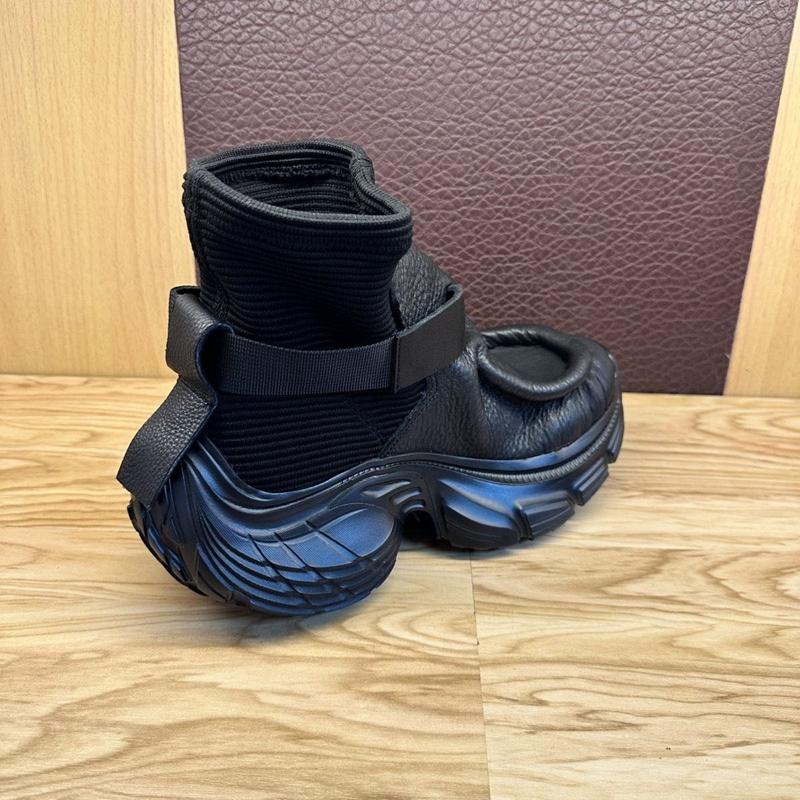 Golden Sapling Designer Brand Men Motorcycle Boots Punk Shoes Soft Leather Thick Bottom Male Leisure Fashion Socks Boots Man