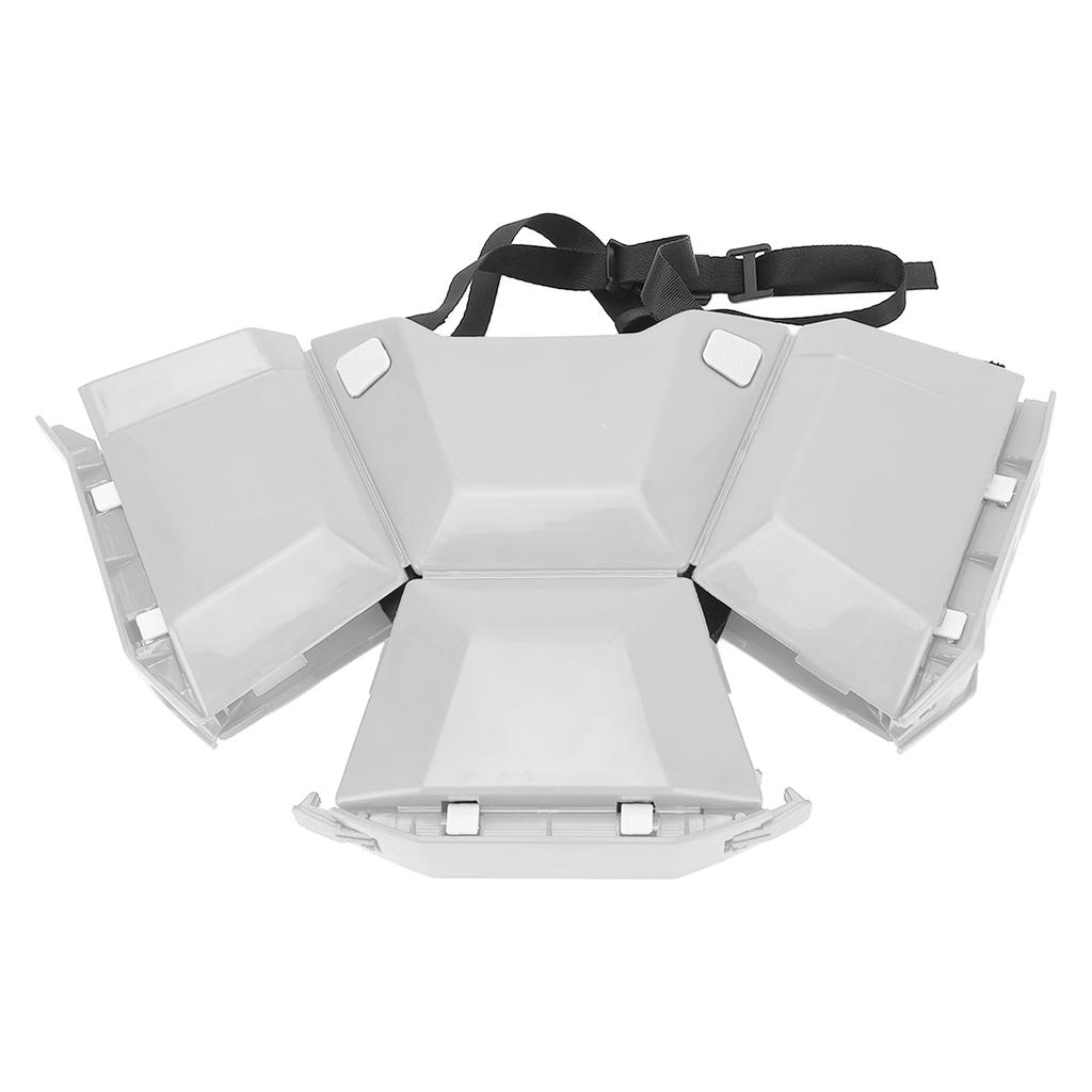 Foldable Helmet High Strength Plastic Head Protection Safety Hat for Outdoor Work Sports Travel White