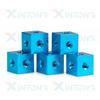 10Pcs M3 X 10 X 10 X 6mm/10mm  Cube Connector Aluminium Alloy Anodized Fixing Bracket 6 Way Square Spacer Standoff Tee