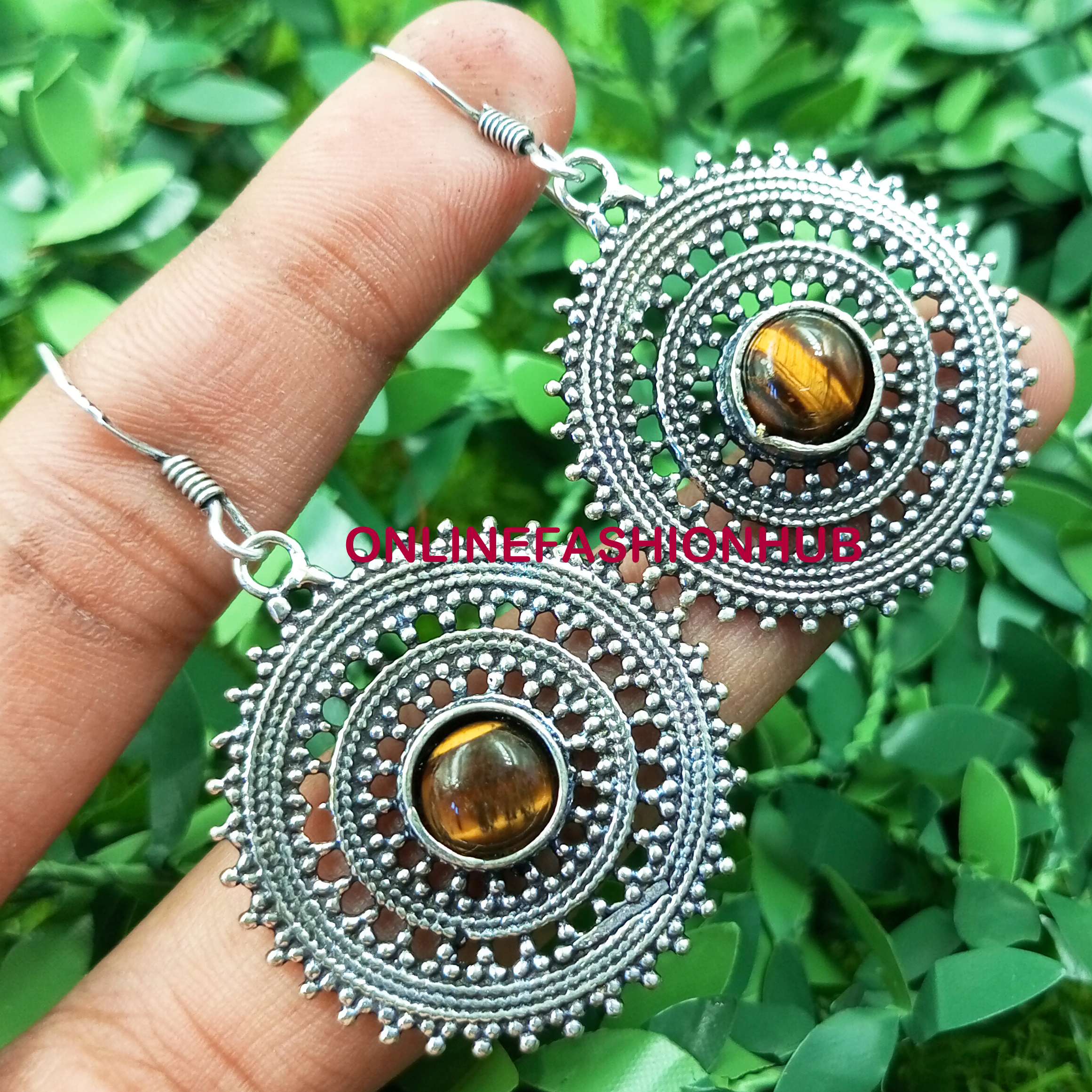 

Драгоценный камень «Тигровый глаз» из стерлингового серебра 925 пробы, покрытые серебром серьги-крючки для девочек, ювелирные изделия NST-CSE52