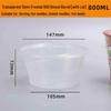 Camellia Disposable Round Meal Box with Lid
