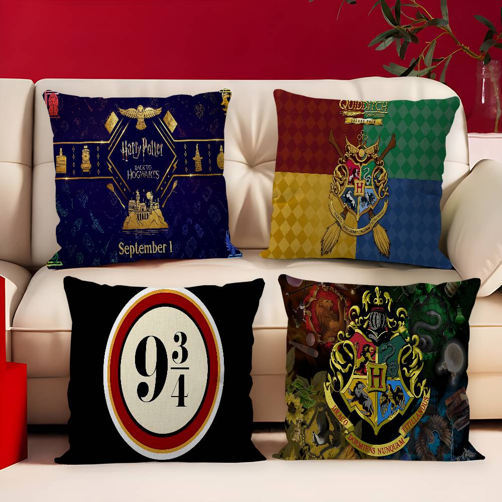 Movie Harrys P-Potter Personalized Pillow Dust Cover Bedroom Kids Party Decoration Pillowcase Birthday Children Gift