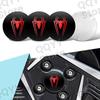4Pcs 56mm Aluminium Red Spider Logo Car Wheel Center Hub Cap Rims Dust-proof Cover Hubcaps Sticker For Universal Car Accessories