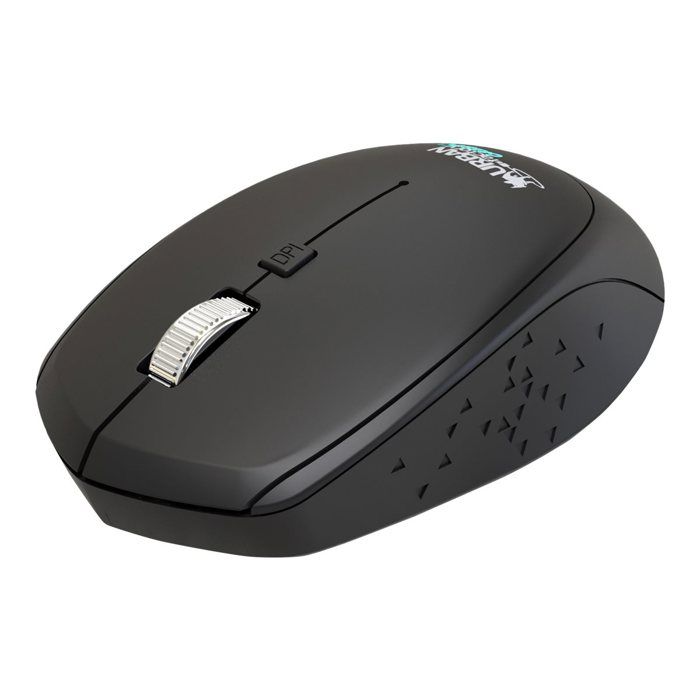 Bezdrátová myš - Urban Factory - GWM24UF - 1600 dpi - Ergonomická - Černá