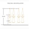 Corde Suspendue Handstand Yoga Support Mural Sangle d'Assistance Yoga Aérien Bande Flexible