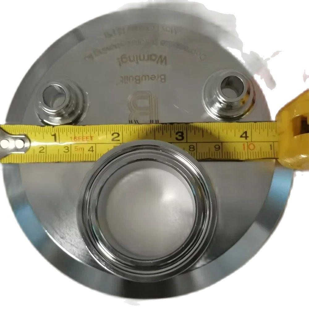 Kegland 4 Inch Stainless Steal End Cap Blind Plate Cover with Boddy Connects Brewing Tool BrewBuilt Accessary