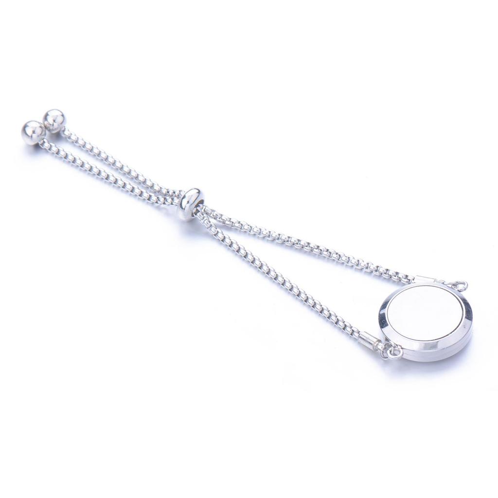 Women's Openable Titanium Steel Essential Oil Diffuser Bracelet