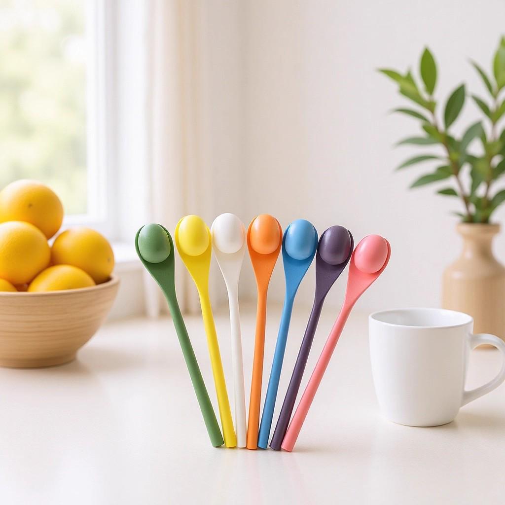 Kids' Balance Stick & Wooden Spoon Ball Holder: Sensory Training, Kindergarten Outdoor Game, Parent-Child Toy