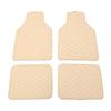 4pcs Universal Leather Car Floor Mats Car-Styling Car  Right Rudder Carpet Floor Accessories Waterproof Foot Pad
