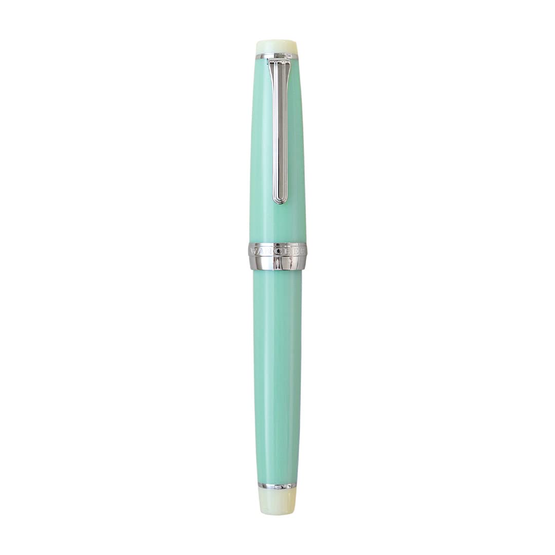 

WANCHER Fountain Pen Jade Jade Fountain Pen 21K Nib Made in Japan Limited Edition Original Design Fountain [WANCHER Pen] (M Medium) зелений