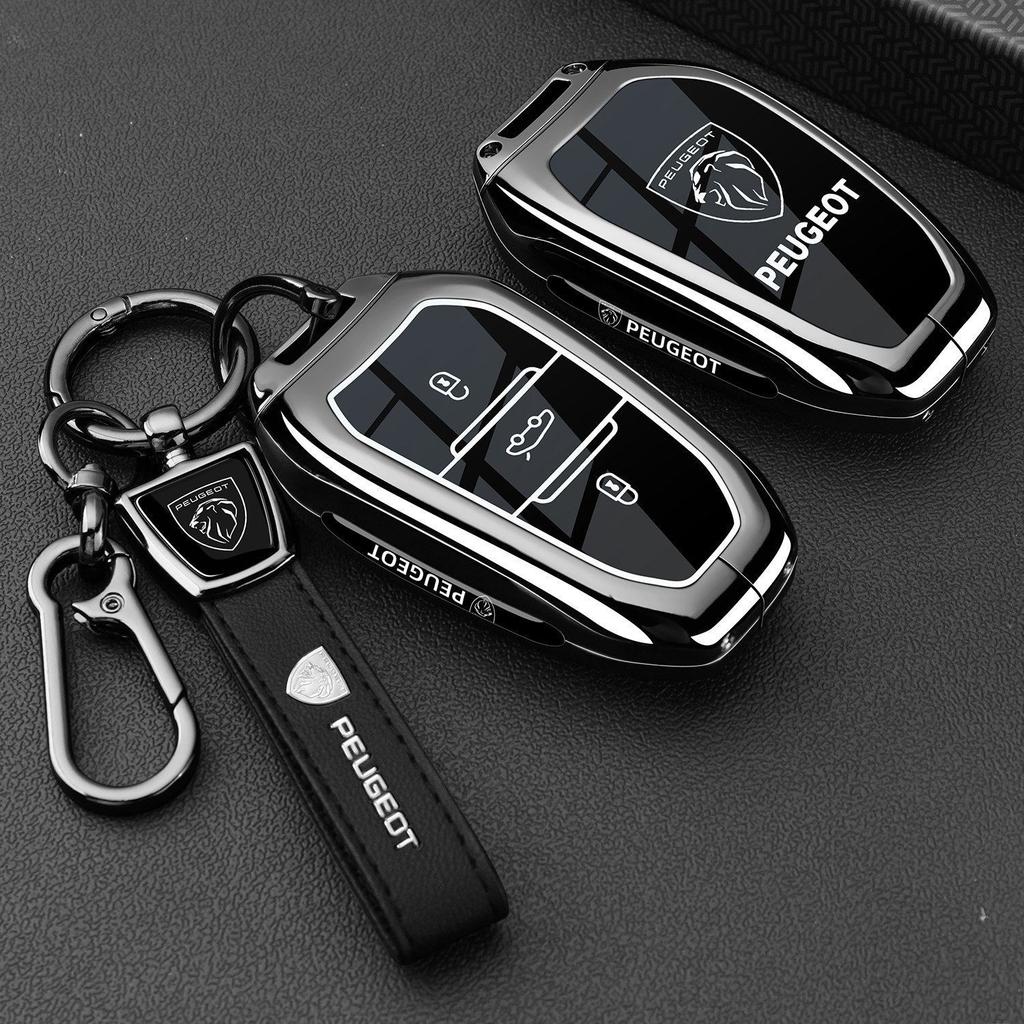 Farbverlauf Auto Schlüsselhülle Zubehör für Peugeot 208 308 408 508 2008 3008 4008 5008 301 207 206 Für Citroen C3 C4 C3-XR DS3 DS5
