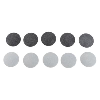 10 STÜCKE Elektrische Fußschleiferköpfe Hornhautentferner Schleifscheibe Peeling Schleifpapier Scheibe Schwarz