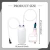 Car Brake Fluid Oil Change Set Auto Extractor 2L Bottle with Soft Hose Practical Siphon