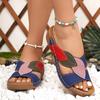 Fashion Women's Sandals Comfortable Wedges Heels Sandals Summer  Shoes Woman Heeled Slippers Women Summer Footwear Size 36-43