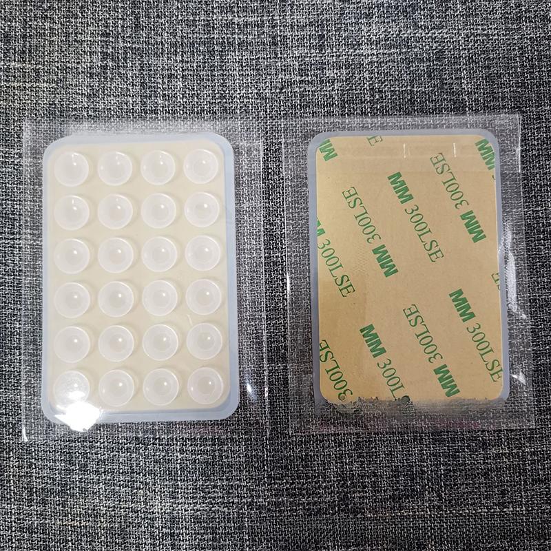 1Pcs Reusable Adhesive Pads Silicone Suction Cups Non-Slip Cell Phone Holders Travel Accessories"