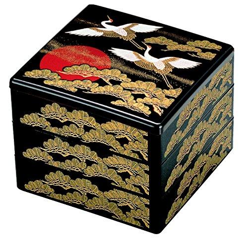 

Wakaizumi Lacquerware H-156-7A 3-Tier Box 6.5 Squa