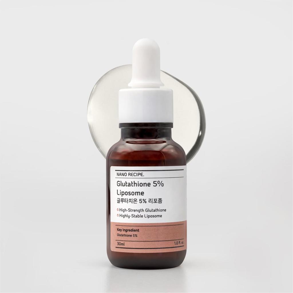 [NANO RECIPE.] Glutathione 5% Liposome Concentrate Brightening Radiance Cosmetic Raw Material 10ml / 30ml