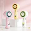 Panda Handheld Fan With Usb Rechargeable Battery For Kids And Students