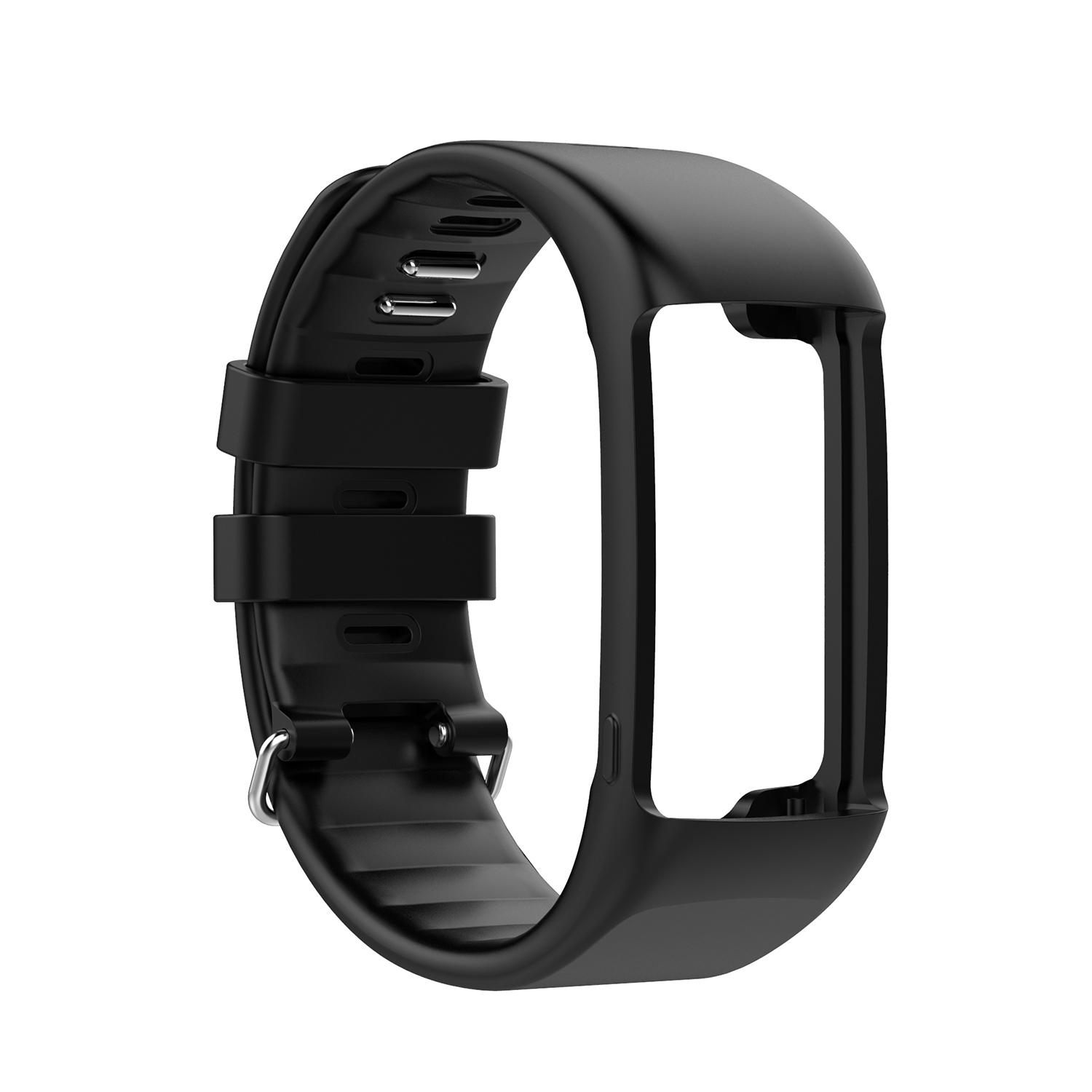 

Soft Silicone Watch Band Replacement for POLAR A360 A370 Smart Watch Black