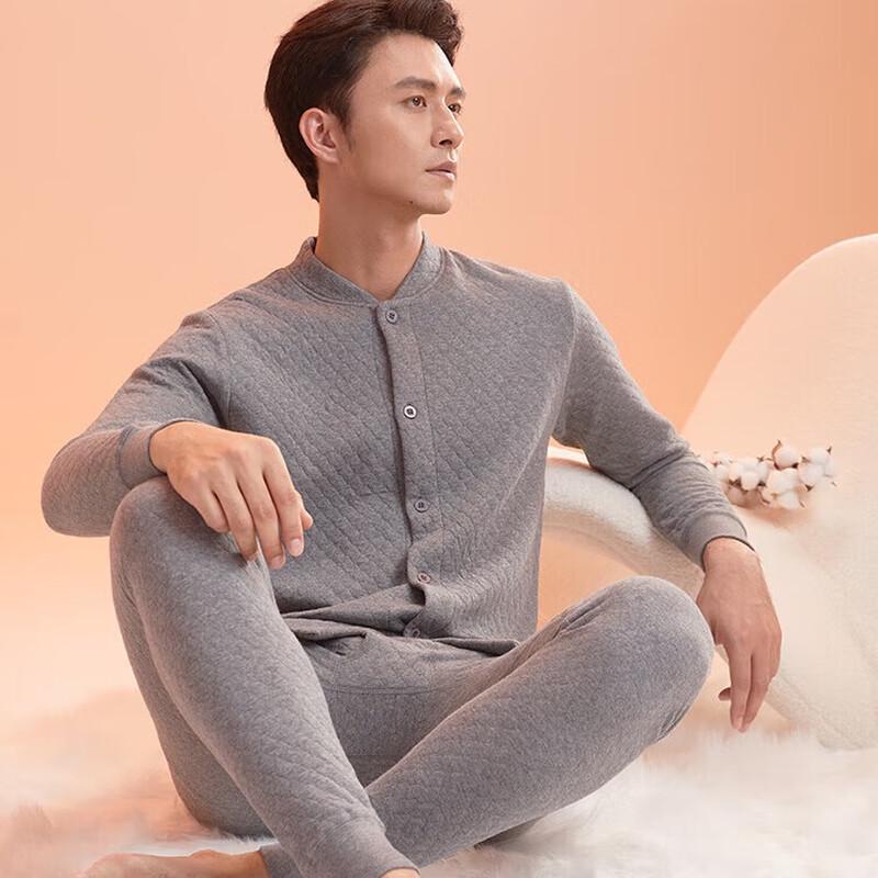 

Мужской осенне-зимний кардиган Hengyuanxiang, термобелье из воздушного хлопка 2XL