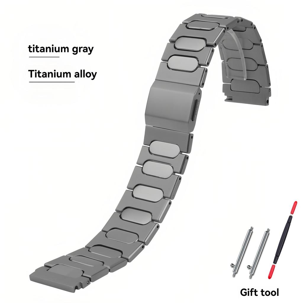 Suitable for Huawei watch GT6/GT5/GT4/GT3 watchband Huawei watch5/4pro men's bracelet Xiaomi OPPO X2 titanium alloy wristband