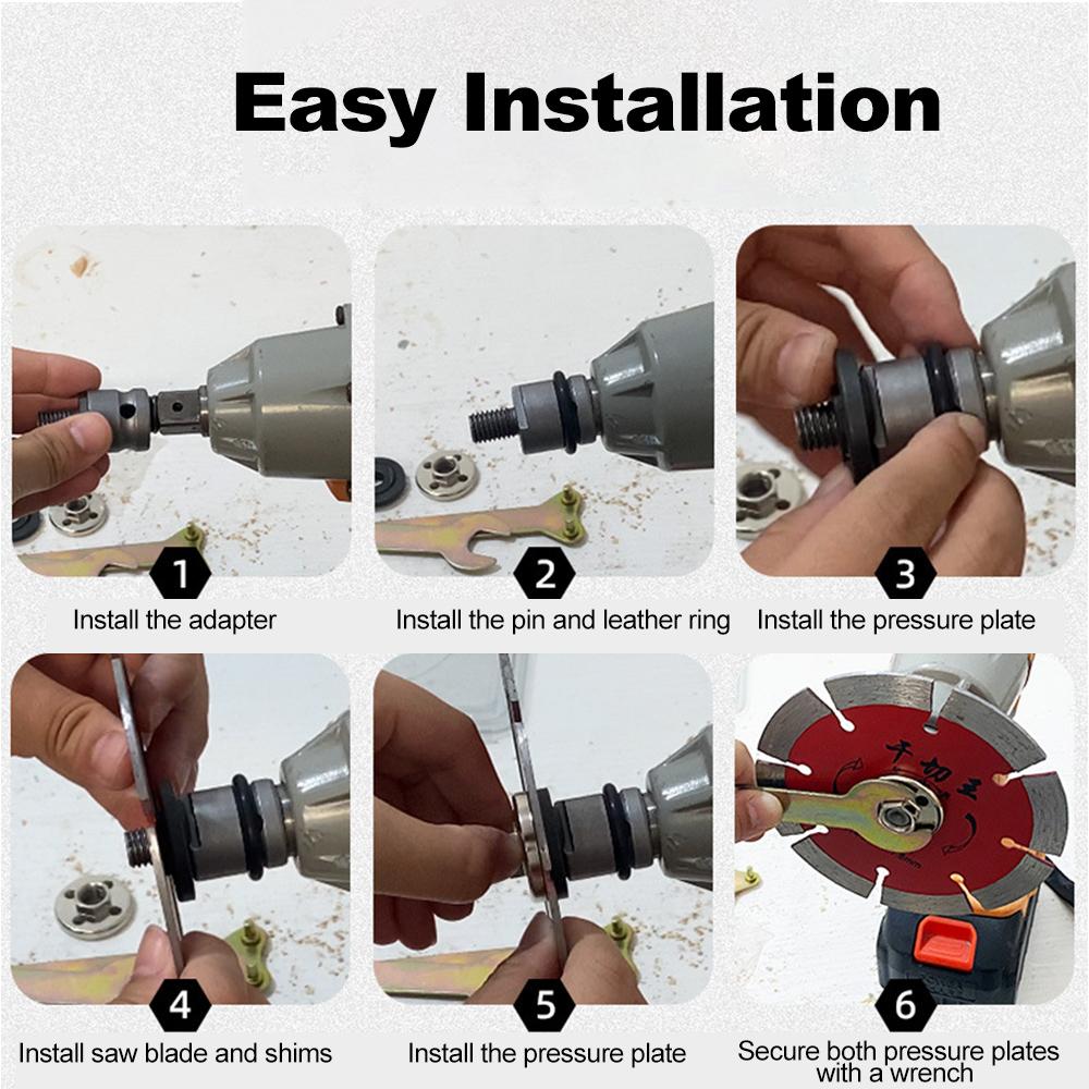 17Pcs Electric Drill To Angle Grinder Converter Electric Drill Conversion Angle Grinder Connecting