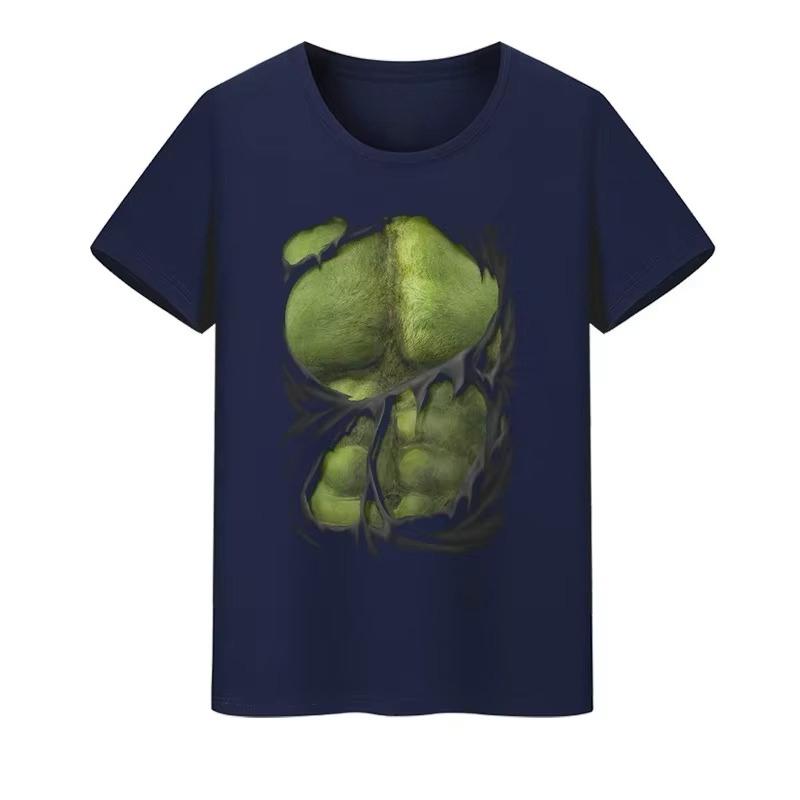 2026 new Hulk Oversized Cotton TShirt Y2K Streetwear Retro Harajuku Punk Fashion Casual Short Sleeve Top for Men Women Vintage